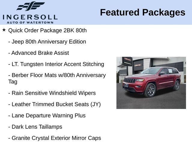 2021 Jeep Grand Cherokee 80th Anniversary