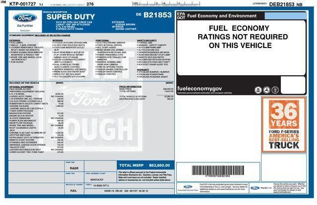 2013 Ford Super Duty F-350 SRW Platinum