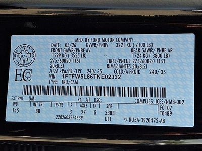 2026 Ford F-150 LARIAT