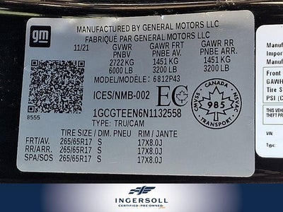 2022 Chevrolet Colorado ZR2