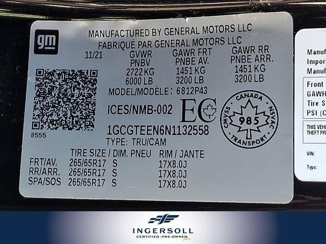 2022 Chevrolet Colorado ZR2