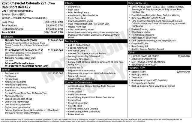 2025 Chevrolet Colorado Z71