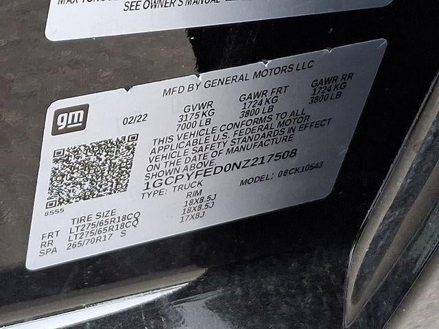 2022 Chevrolet Silverado 1500 LTD LT Trail Boss