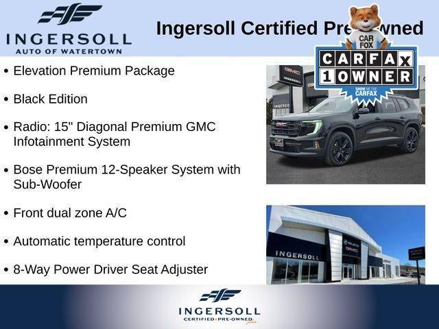 2025 GMC Acadia Elevation