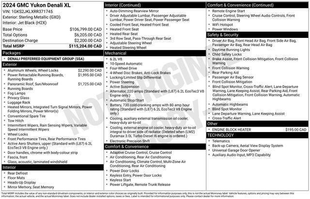 2024 GMC Yukon XL Denali