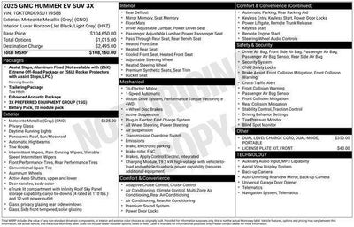 2025 GMC HUMMER EV SUV 3X