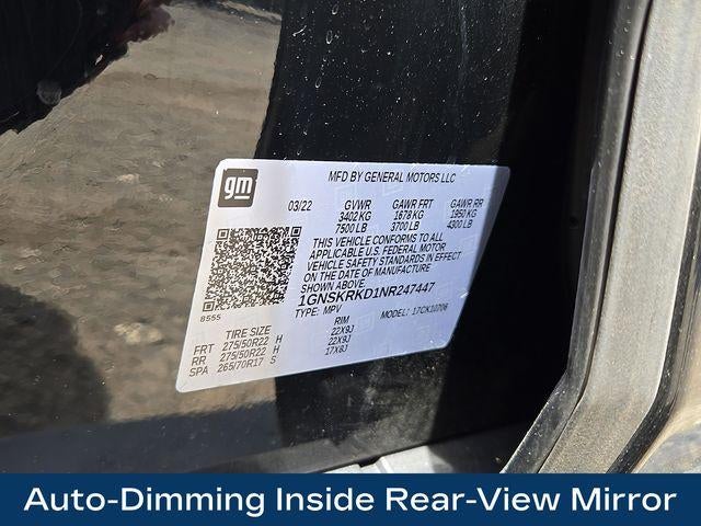 2022 Chevrolet Tahoe RST