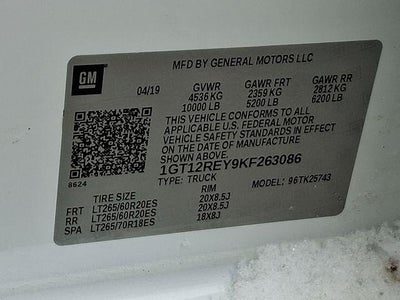 2019 GMC Sierra 2500 HD SLT