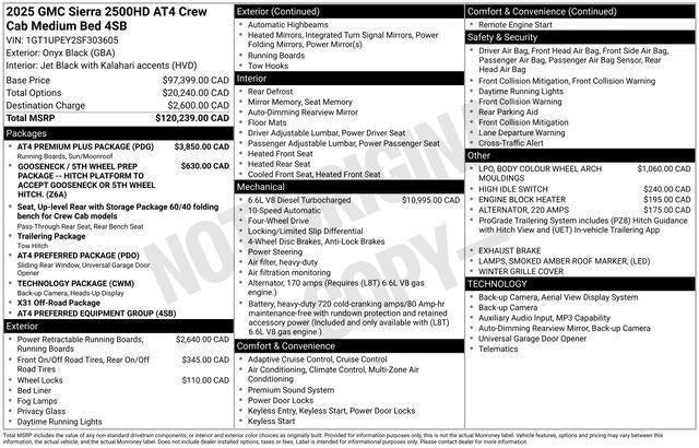 2025 GMC Sierra 2500 HD AT4