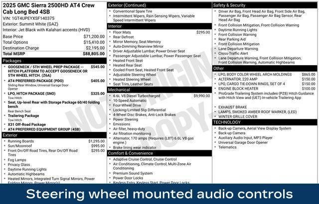 2025 GMC Sierra 2500 HD AT4