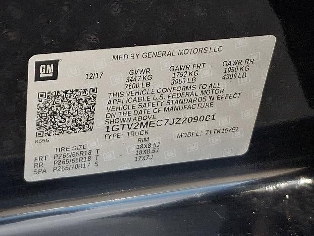 2018 GMC Sierra 1500 SLE