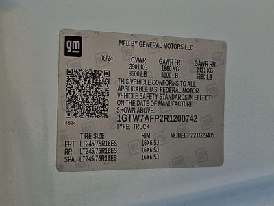 2024 GMC Savana Cargo 2500 Base