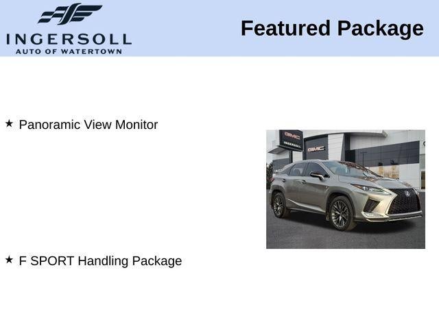 2022 Lexus RX RX 350 F SPORT Handling