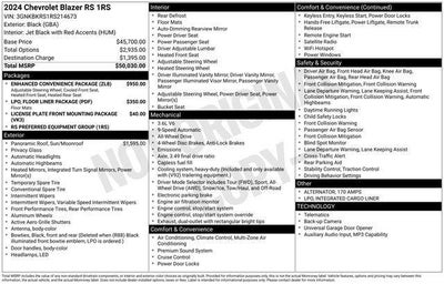 2024 Chevrolet Blazer RS