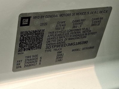 2021 GMC Sierra 1500 AT4