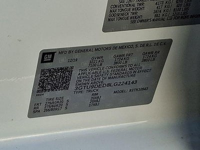 2020 GMC Sierra 1500 SLT