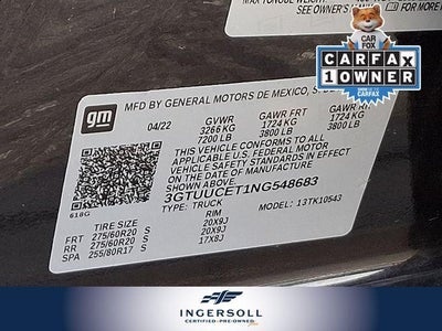 2022 GMC Sierra 1500 Elevation