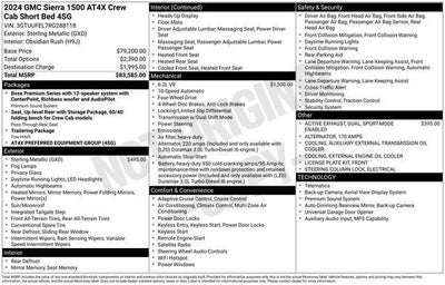 2024 GMC Sierra 1500 AT4X