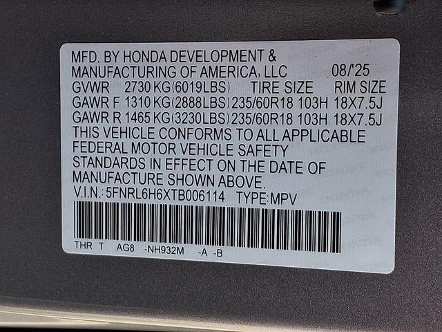 2026 Honda Odyssey EX-L