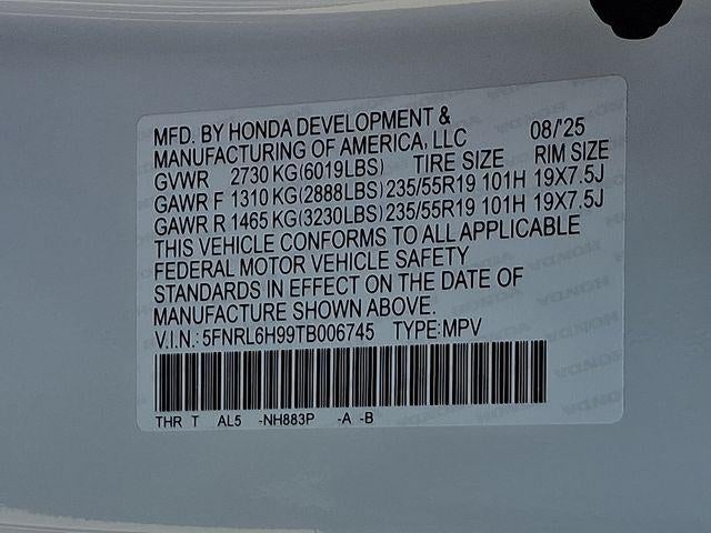 2026 Honda Odyssey Elite