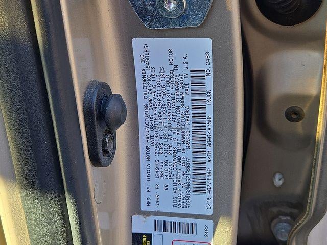 2005 Toyota Tacoma BASE 4WD 4 DOOR P/UP 4.0L V6