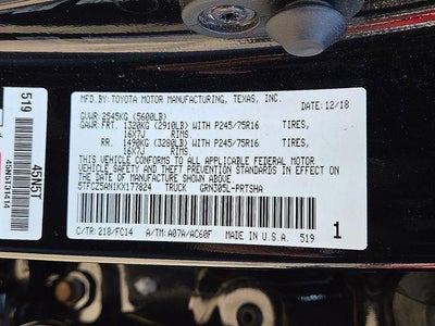 2019 Toyota Tacoma 4WD SR