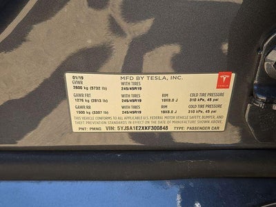 2019 Tesla Model S 75D