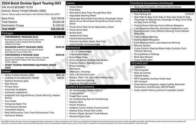 2024 Buick Envista Sport Touring
