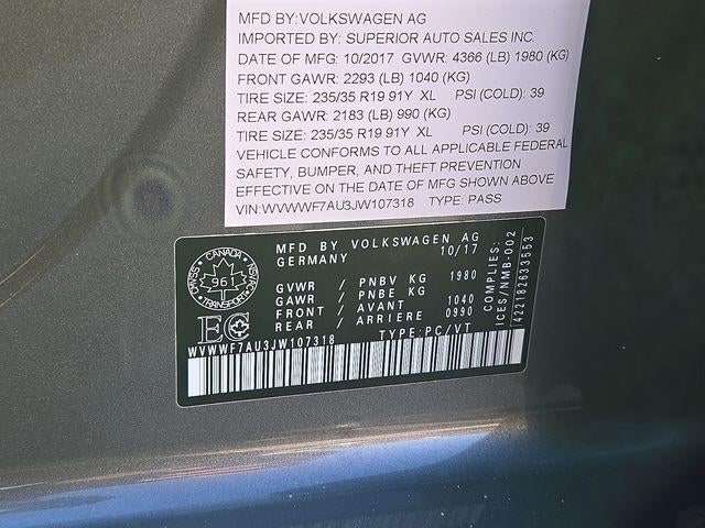 2018 Volkswagen Golf R Base