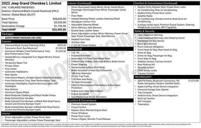 2022 Jeep Grand Cherokee L Limited