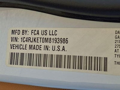 2021 Jeep Grand Cherokee L Summit Reserve 4x4