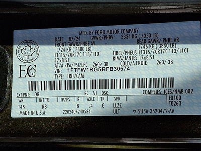 2024 Ford F-150 Raptor