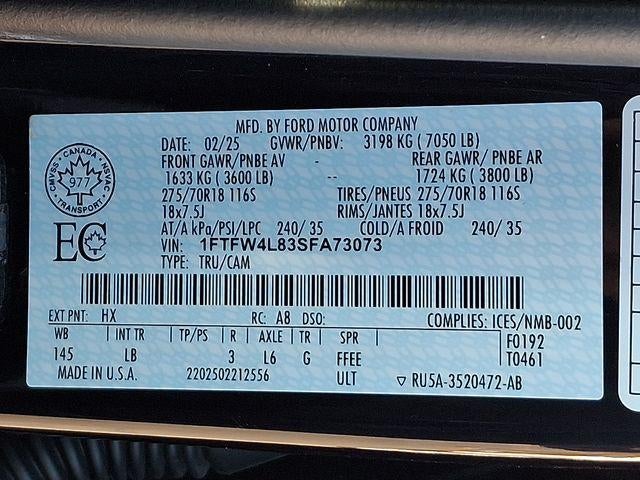 2025 Ford F-150 Tremor