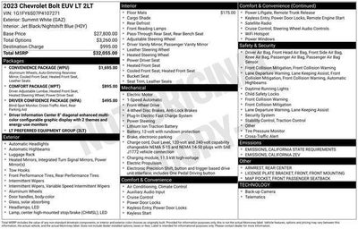 2023 Chevrolet Bolt EUV LT