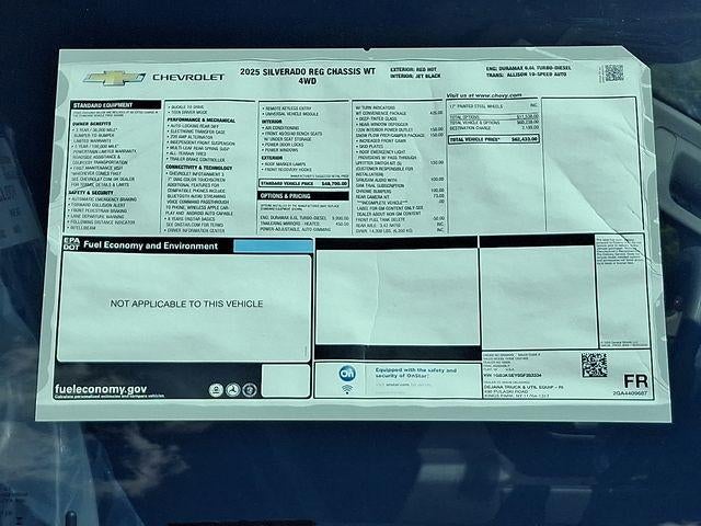 2025 Chevrolet Silverado 3500 HD Chassis Cab Work Truck