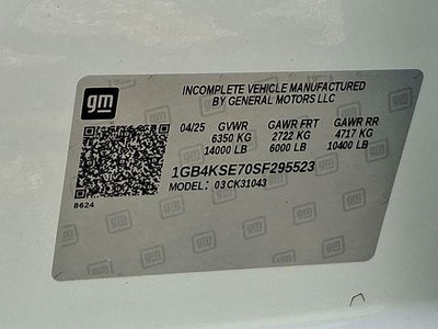 2025 Chevrolet Silverado 3500 HD Chassis Cab Work Truck