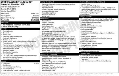 2024 Chevrolet Silverado EV RST