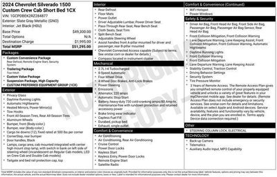 2024 Chevrolet Silverado 1500 Custom