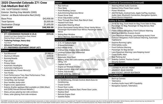 2025 Chevrolet Colorado Z71