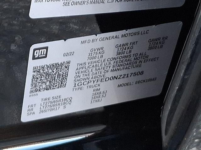 2022 Chevrolet Silverado 1500 LTD LT Trail Boss