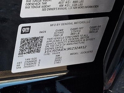 2024 Chevrolet Silverado 1500 LT (2FL)