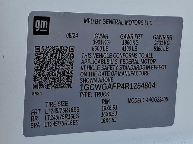 2024 Chevrolet Express Cargo 2500 Base