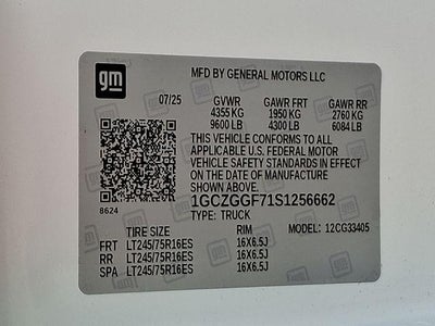 2025 Chevrolet Express Cargo 3500 Base