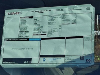 2025 GMC Savana Cutaway 3500 Base