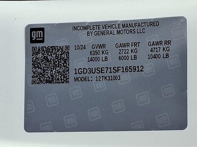 2025 GMC Sierra 3500 HD Chassis Cab Pro