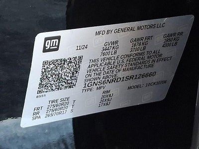 2025 Chevrolet Tahoe LT