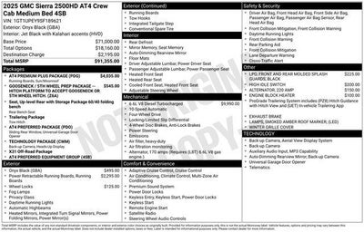 2025 GMC Sierra 2500 HD AT4