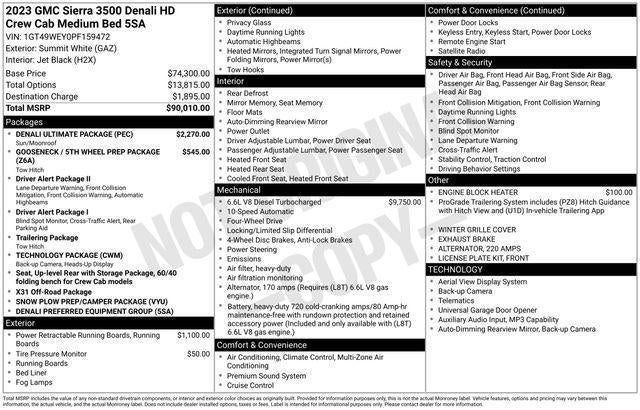 2023 GMC Sierra 3500 HD Denali