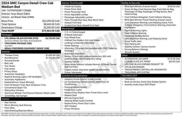 2024 GMC Canyon Denali