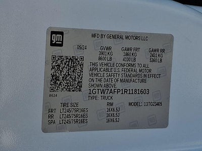 2024 GMC Savana Cargo 2500 Base